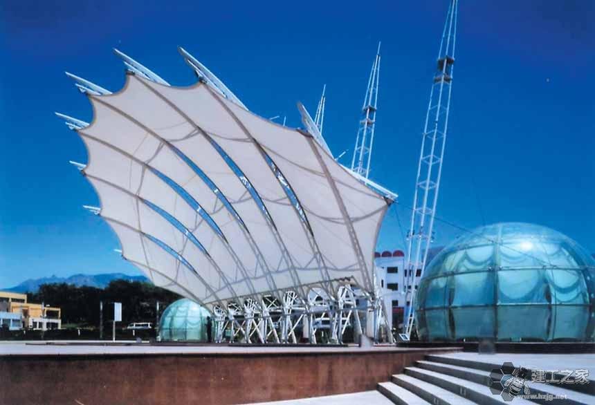 沙坪坝车棚膜结构网架